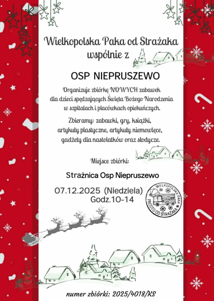 Wielkopolska Paka od Strażaka z OSP Niepruszewo