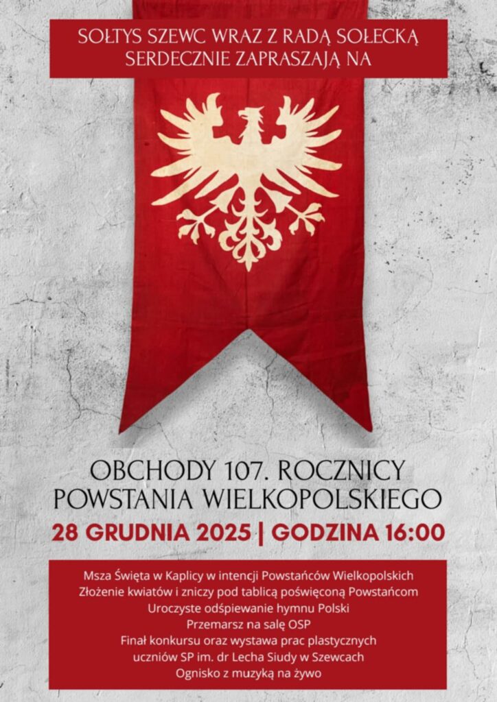 Obchody 107. Rocznicy Powstania Wielkopolskiego w Szewcach